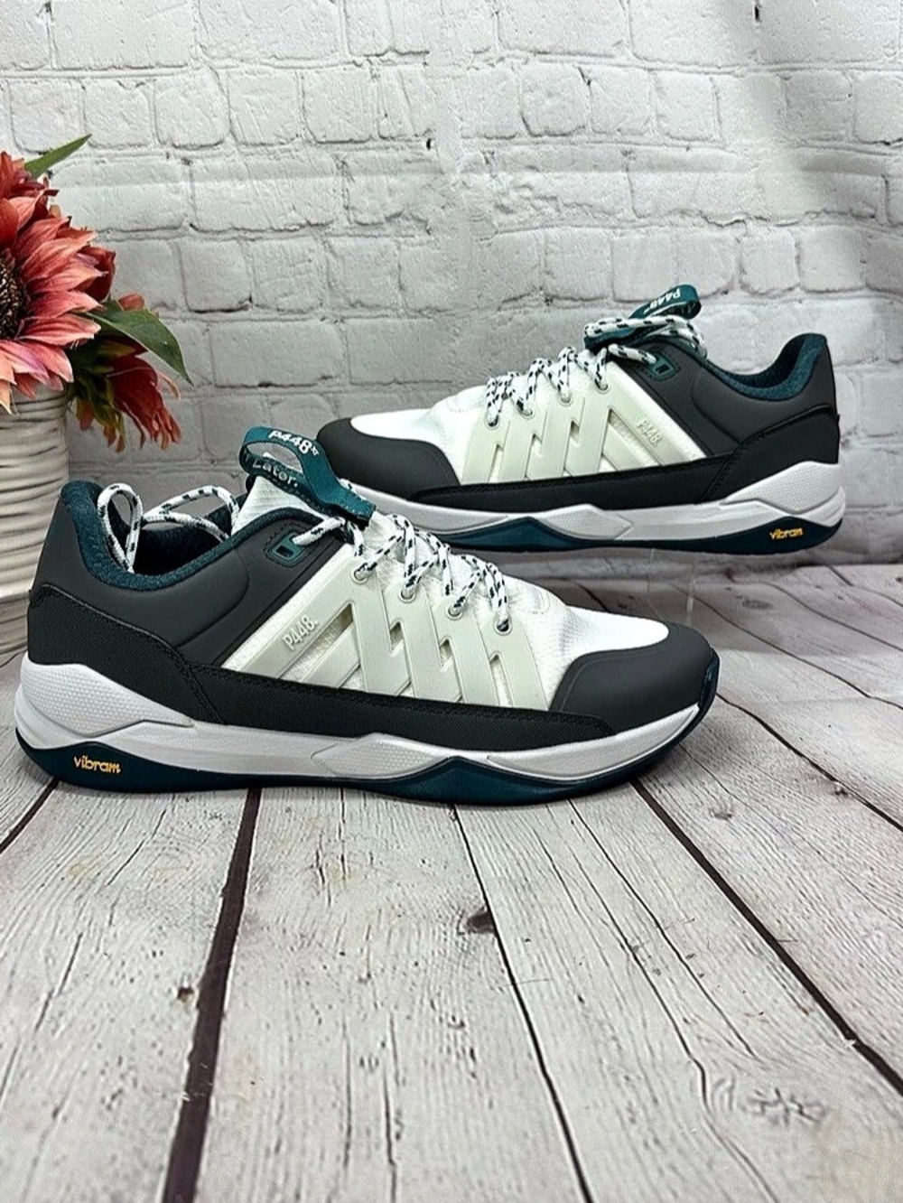 P448 The Surf Later Athletic Court Sneakers EU 42 W 11 Vibram® outsole